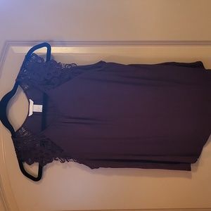H&M tank blouse burgundy